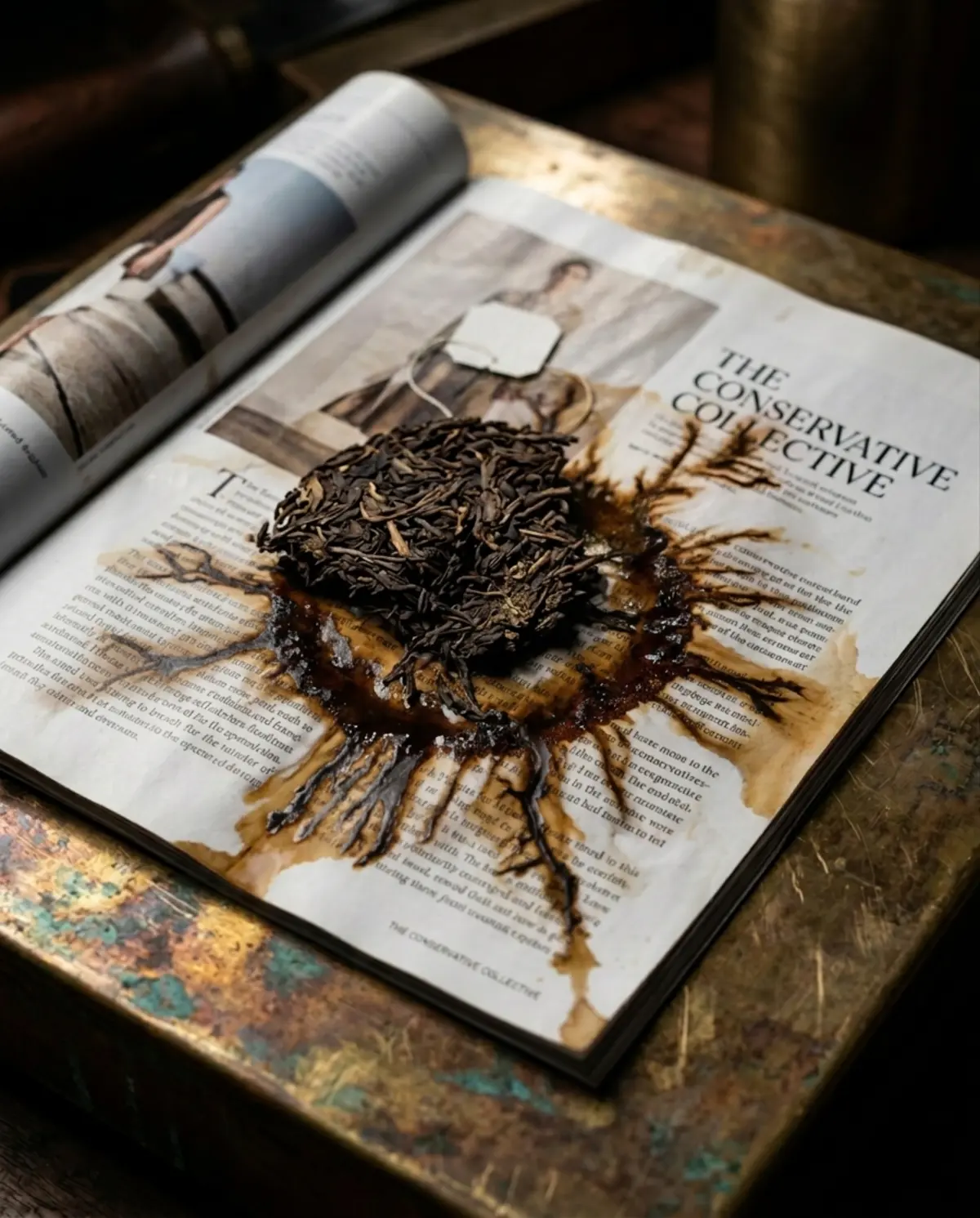 Loose-leaf tea editorial spread